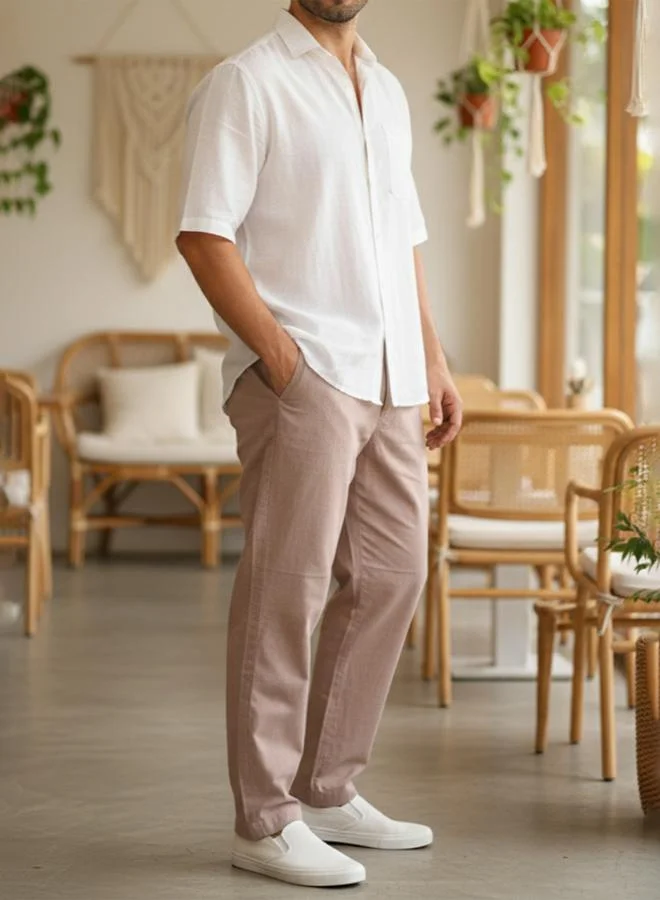 ترولوم بنطال قطن بقصة عادية للرجال